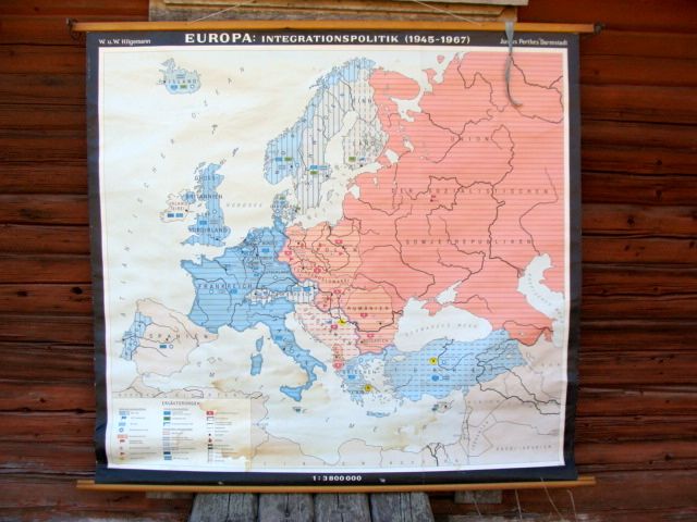 Koulukartta, Europa integrationspolitik (1945-1967)