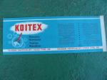 Koitex- pesuaine, Vaasan saippua Oy- etiketti