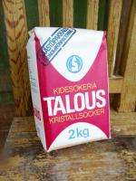 Talous kidesokeria 2 kg, Suomen sokeri, Vaasa