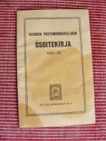 Suomen postimerkkeilijin osoitekirja 1921-22