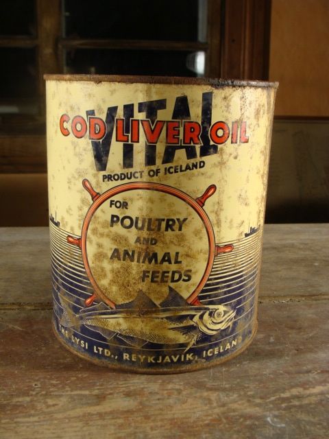 Cod liver oil- purkki