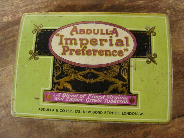 Abdulla "imperial preference" tobacco