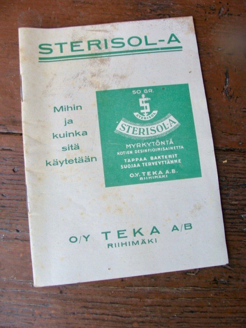 Sterisol-A, Teka, Riihimäki