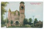 Vykort, Iron County Court House, Crystal Falls, Mich.