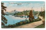 Vykort, The Lake Washington Boulevard and Mt. Rainier, Seattle U