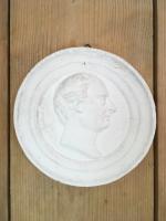 Relief, gips, Johan Ludvig Runeberg