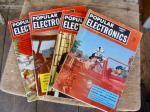 Popular electronics- lehti 4 kpl, 1954-56