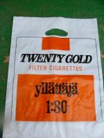 Muovipussi, Twenty gold filter cigarrettes