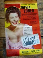 Elokuvajuliste, Rouva suorasuu, Sophia Loren